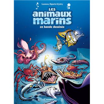 Les Animaux marins en BD