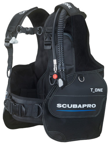 Gilet stabilisateur Scubapro T-One noir, vue de face