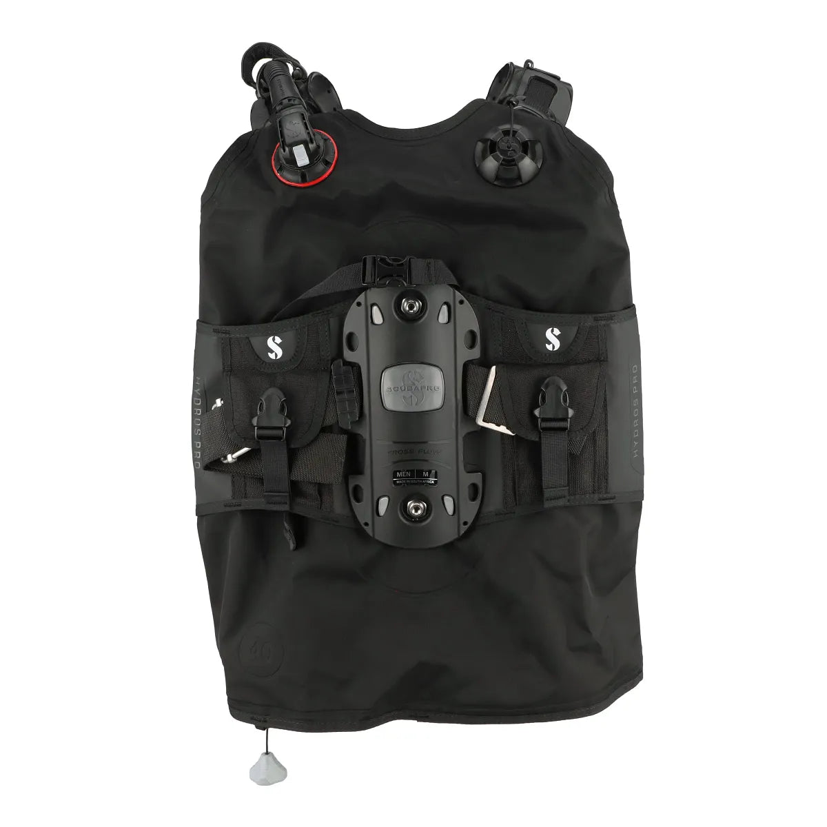 Gilet Scubapro Hydros Pro homme noir, vue arrière