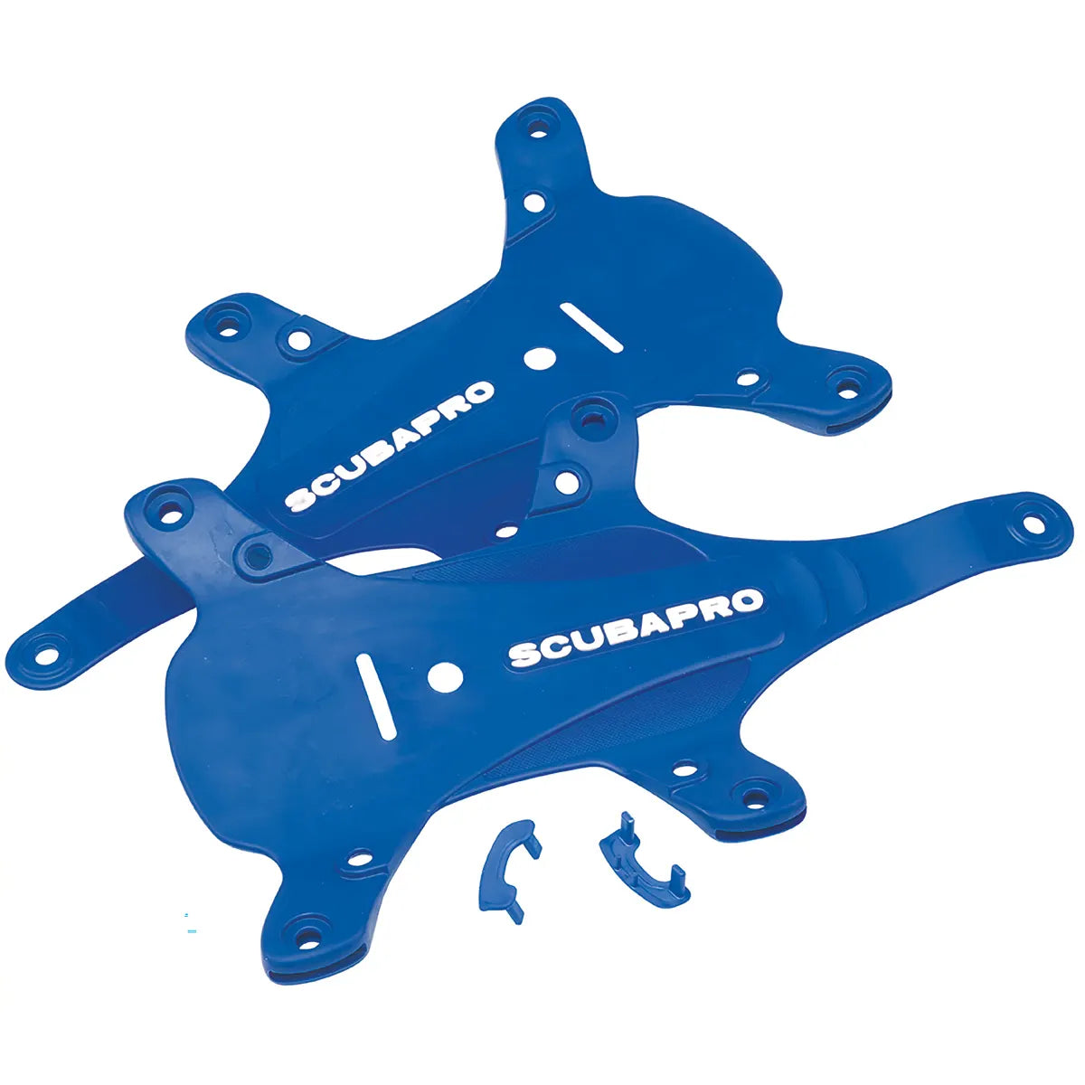 Kit couleur Hydros Scubapro bleu : deux façades de poche de lest et deux touches de bretelle