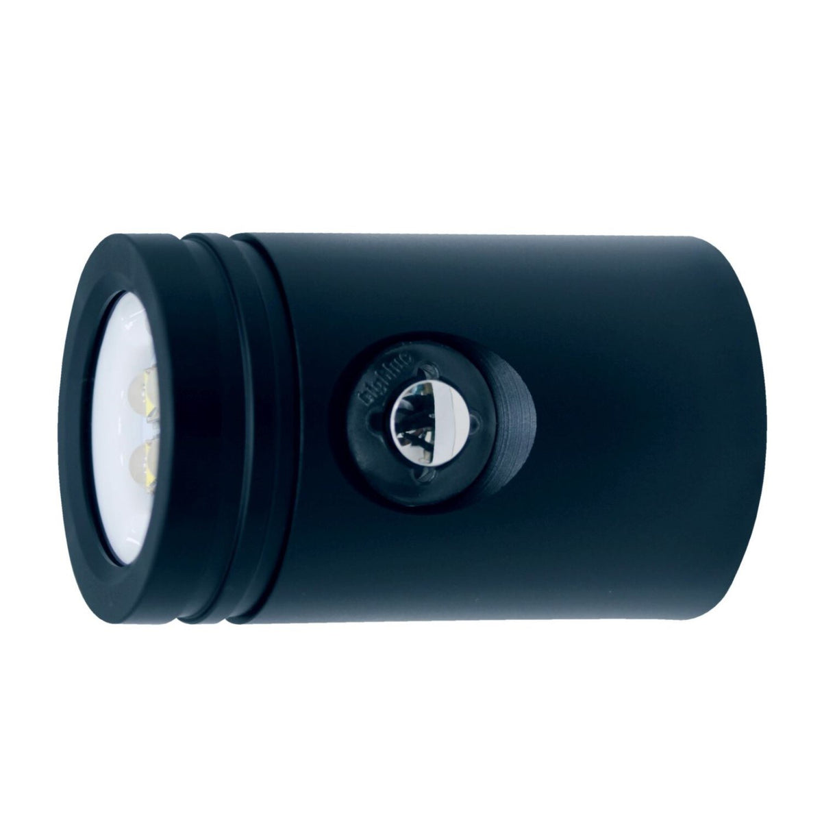 Phare vidéo BigBlue Black Molly IV vu de face, LED tri-color
