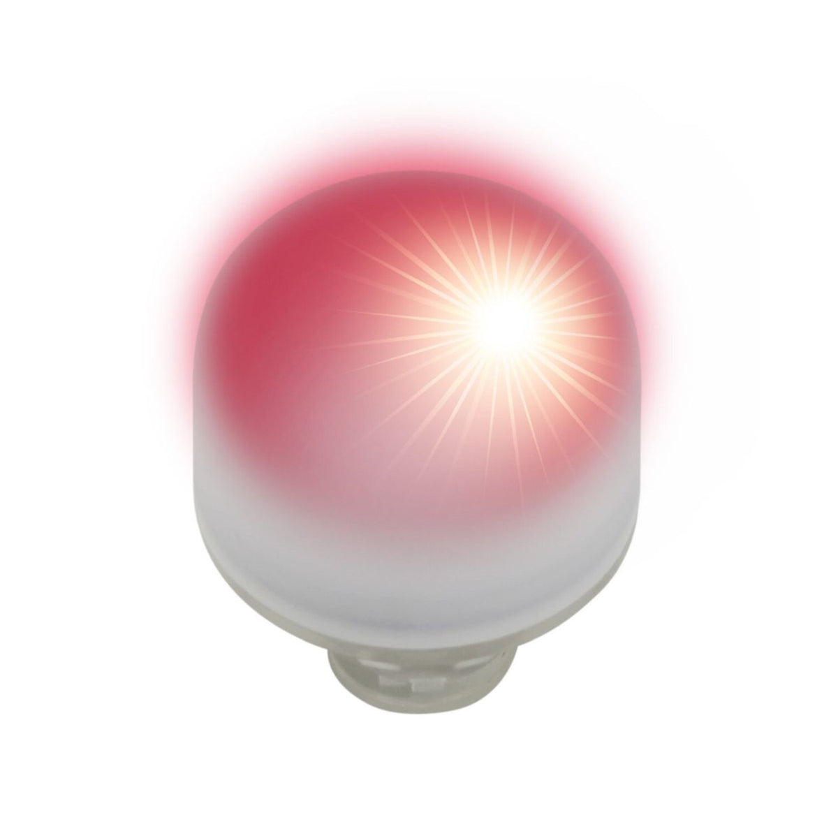 Balise lumineuse BigBlue Easy Clip allumée en rouge
