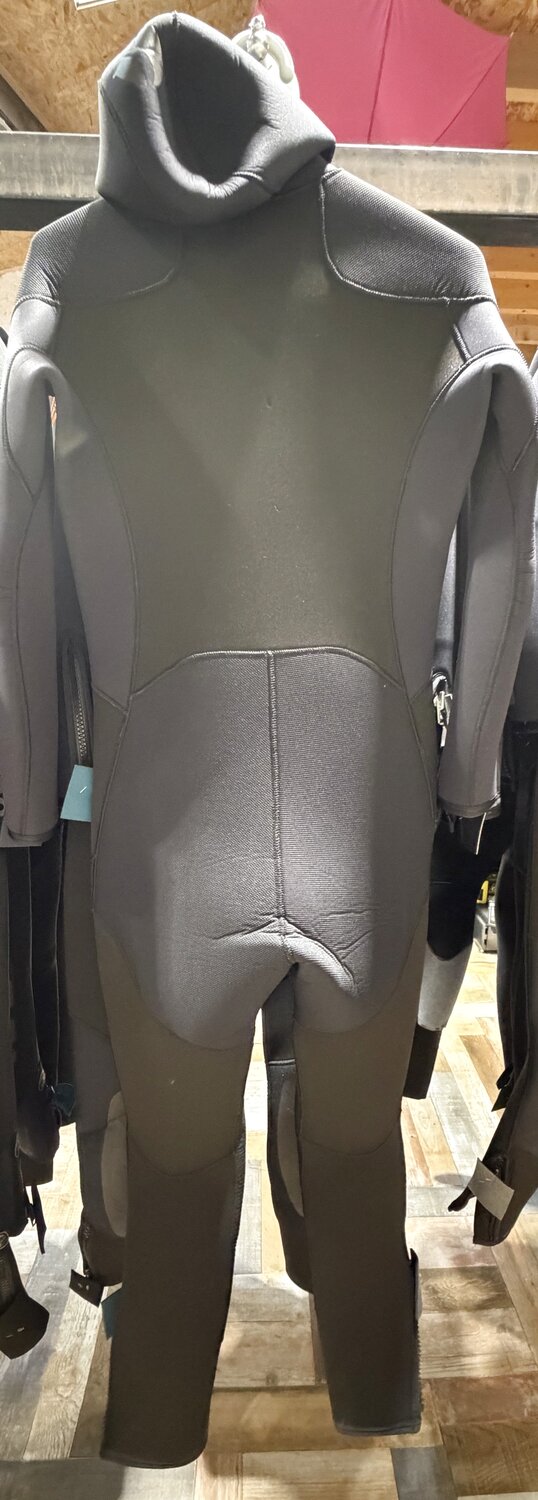 OneFlex 6 mm homme vue de dos, cagoule relevée