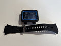 Ordinateur de plongée Shearwater Peregrine noir avec son bracelet