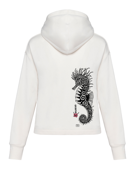 Sweat bio ample capuche hippocampe  Kanumera