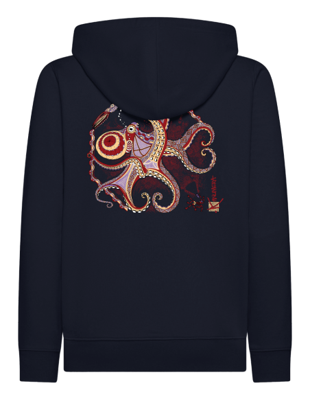 Sweat unisexe origine la pieuvre Kanumera