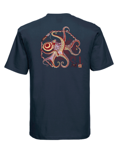 T-SHIRT origine pieuvre marine Kanuméra