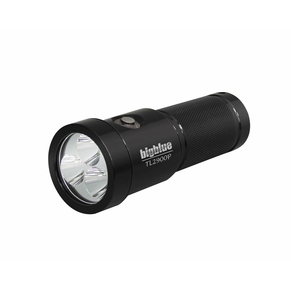 Phare de plongée BigBlue TL2900P noir brillant, trois LED