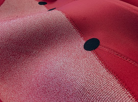 Detail de la doublure interne de la Fourth Element Xenos